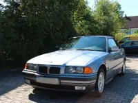 Gebraucht BMW 320 Cabriolet 150 PS (110 kW) 1996 Blau Cabrio