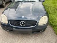 Second-hand Mercedes SLK200 135 CP (99 kW) 1998 Albastru Cabrio