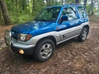 Gebraucht Mitsubishi Pajero 120 PS (88 kW) 2001 Blau SUV
