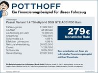 gebraucht VW Passat Variant 1.4 TSI DSG - GTE - ACC PDC Kamera LED Navi App-Connect