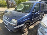 Gebraucht Fiat Doblò 101 PS (74 kW) 2003 Blau Van / Kleinbus