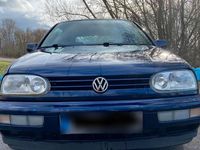 Gebraucht VW Golf Cabriolet 90 PS (66 kW) 1996 Blau Cabrio