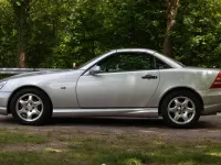 Gebraucht Mercedes SLK230 AMG 193 PS (141 kW) 1998 Silber Cabrio