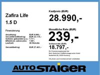 gebraucht Opel Zafira Life 1.5 D S Edition Klima, Xenon, PDC,