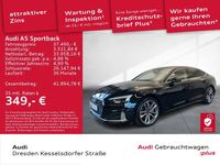 Gebraucht Audi A5 Sportback Advanced Plus 204 PS (150 kW) 2022 Mythosschwarz metallic Kleinwagen