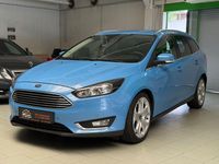 Gebraucht Ford Focus Titanium 125 PS (91 kW) 2017 Blau Kombi