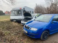 Gebraucht Skoda Fabia 75 PS (55 kW) 2006 Blau Kleinwagen