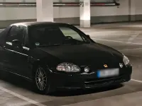 Gebraucht Honda CR-X 125 PS (91 kW) 1997 Schwarz Cabrio