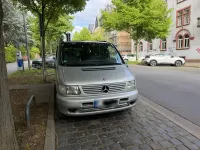 Gebraucht Mercedes V220 122 PS (89 kW) 2002 Silber Van / Kleinbus