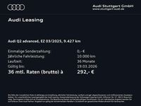 Gebraucht Audi Q2 Advanced Plus 150 PS (110 kW) 2025 Tausilber metallic SUV