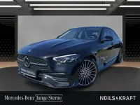 Gebraucht Mercedes C180 Night 170 PS (125 kW) 2025 Metalliclack obsidianschwarz Limousine