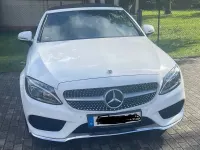 Gebraucht Mercedes C200 AMG line 184 PS (135 kW) 2017 Weiß Cabrio
