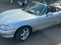 Second-hand Mazda MX5 120 CP (88 kW) 1998 Argintiu Cabrio