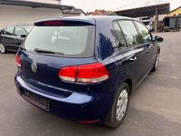 Gebraucht VW Golf VI Trendline 80 PS (58 kW) 2010 Blau Kleinwagen