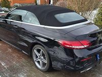 Gebraucht Mercedes C200 AMG line 184 PS (135 kW) 2017 Schwarz Cabrio