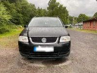 Gebraucht VW Touran 101 PS (74 kW) 2004 Schwarz Van / Kleinbus