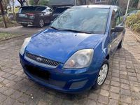 Gebraucht Ford Fiesta 60 PS (44 kW) 2008 Blau Kleinwagen