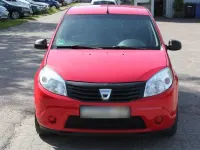 Gebraucht Dacia Sandero Basis 75 PS (55 kW) 2009 Rot Kleinwagen