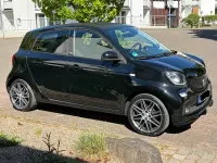 Second-hand Smart ForFour Brabus 90 CP (66 kW) 2019 Negru Hatchback