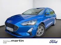 Begagnad Ford Focus Titanium 150 HK (110 kW) 2022 Blå Sedan