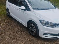 Gebraucht VW Touran Sound 150 PS (110 kW) 2017 Weiß Van / Kleinbus