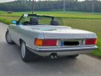 Gebraucht Mercedes SL500 231 PS (169 kW) 1985 Silber Cabrio