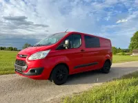 Gebraucht Ford Transit Custom 131 PS (96 kW) 2017 Rot Van / Kleinbus