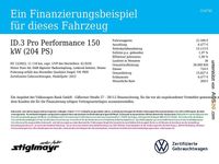 Gebraucht VW ID.3 Pro Performance 150 kW (204 PS) 2022 Gletscherweiß Kleinwagen