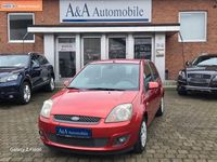 Gebraucht Ford Fiesta Style 69 PS (50 kW) 2008 Rot Kleinwagen