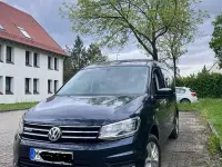 Gebraucht VW Caddy Maxi Highline 102 PS (75 kW) 2016 Blau Van / Kleinbus