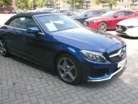 Gebraucht Mercedes C200 AMG line 184 PS (135 kW) 2018 Blau Cabrio