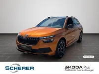 Gebraucht Skoda Kamiq Monte Carlo 150 PS (110 kW) 2023 Phoenixorange premium metallic (metallic) SUV
