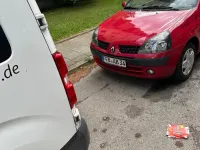 Gebraucht Renault Clio II 70 PS (51 kW) 2002 Rot Kleinwagen