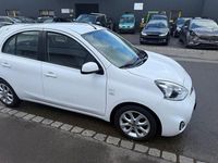 Gebraucht Nissan Micra Acenta 80 PS (58 kW) 2015 Weiß Kleinwagen