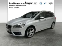 Gebraucht BMW 218 Gran Tourer Efficient Dynamics 150 PS (110 kW) 2016 Silber Van / Kleinbus