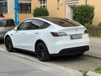 gebraucht Tesla Model Y LongRange PDC Matrix LED 20 Zoll Induction weiß