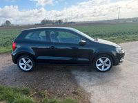 Gebraucht VW Polo Highline 66 PS (48 kW) 2014 Schwarz Kleinwagen
