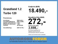 gebraucht Opel Grandland X 1.2 Turbo 120 Jahre FLA LM Navi PDC