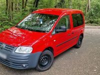 gebraucht VW Caddy Rot TÜV Neu 1.6 Benziner 102 PS