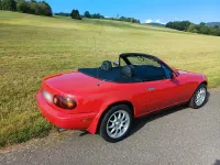 Gebraucht Mazda MX5 116 PS (85 kW) 1990 Rot Cabrio