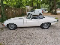Gebraucht Jaguar E-Type 209 PS (153 kW) 1968 Weiß Cabrio