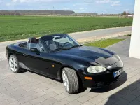 Usata Mazda MX5 110 CV (80 kW) 2001 Nero Cabrio