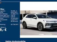Neu VW T-Roc 150 PS (110 kW) 2026 Weiß SUV
