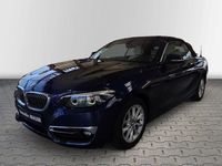 Gebraucht BMW 220 Luxury Line 184 PS (135 kW) 2018 Blau Cabrio