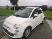 Gebraucht Fiat 500 Lounge 100 PS (73 kW) 2010 Weiß Kleinwagen