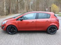 Gebraucht Opel Corsa Color Edition 69 PS (50 kW) 2013 Orange Kleinwagen