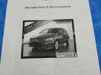 Gebraucht Mercedes B200 Edition 136 PS (100 kW) 2017 Rot Van / Kleinbus