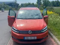 Gebraucht VW Touran 150 PS (110 kW) 2017 Orange Van / Kleinbus