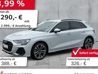 Gebraucht Audi A3 S-Line 204 PS (150 kW) 2025 Gletscherweiß metallic Limousine