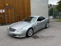 Gebraucht Mercedes SL350 245 PS (180 kW) 2003 Silber Cabrio